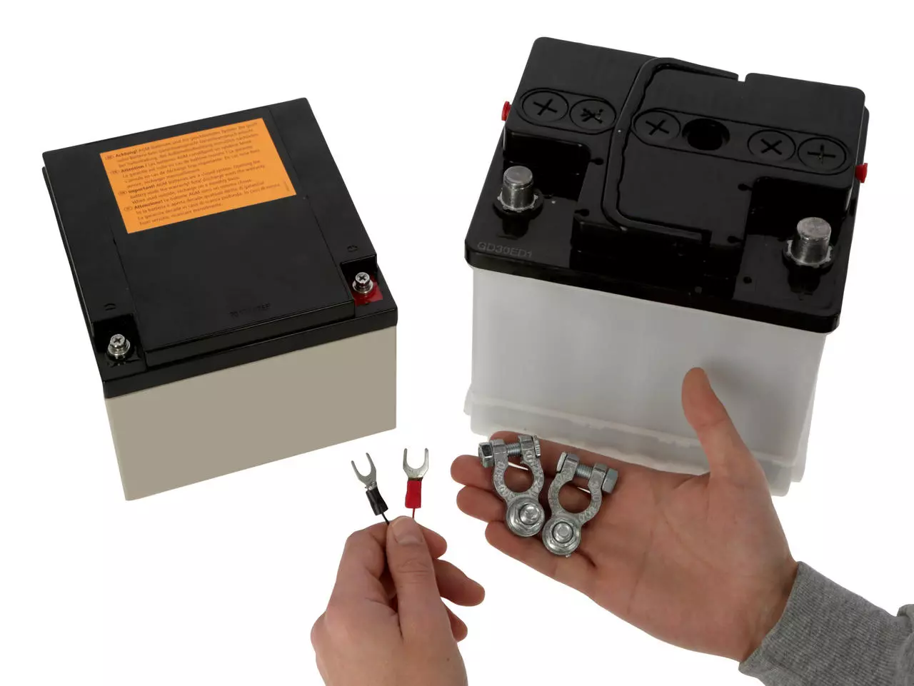 Morsetti Per Batteria Auto In Rame Puro – 2 Pezzi, Isolati, Facili Da Montare, Per Polo Superiore - 5